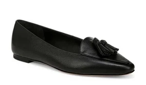 Veronica Beard Cleo Tassel Pointed Toe Loafer Women’s Size 7M Black - Picture 1 of 12