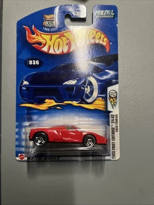 🇮🇹🇮🇹 Hot Wheels ENZO FERRARI #036 2003 primeras ediciones rojo HW16🇮🇹🇮🇹 Foto 1 de 4