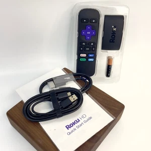 Roku Express Streaming Media Player Modell 3932X Fernbedienung HDMI Kabel Stromkabel - Bild 1 von 5