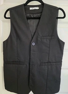GILET BUSINESS NERO UOMO TAGLIA M - Foto 1 di 4