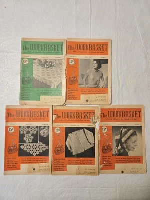 Lot Of 4 Vintage "The Workbasket Magazine Home and Needlecraft" 1953 - Image 1 of 4