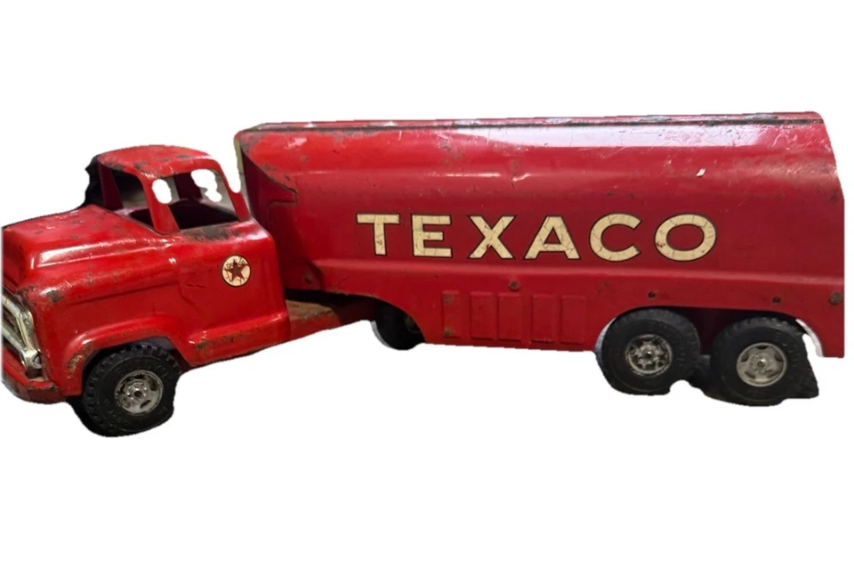 Camión cisterna de combustible Texaco de acero prensado BUDDY L de colección Foto 1 de 4