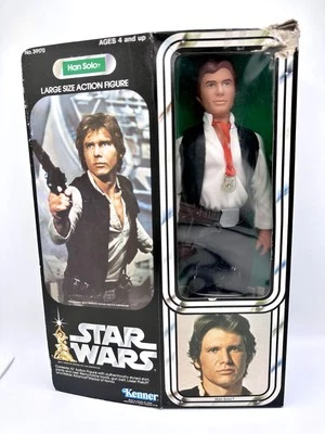 Figura de acción Han Solo 12" Star Wars 1978 Kenner No. 39170 CAJA SELLADA muy rara Foto 1 de 4