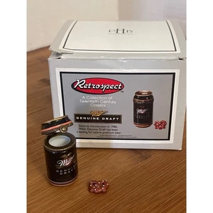 Portagioie porcellana con cerniera mugnaio originale bozza lattina birra PHB Retrospect 1999 - Foto 1 di 10