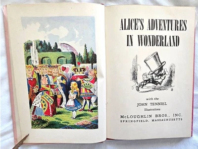 Alice's Adventures In Wonderland Lewis Carroll 1940, small h/c w/dust cover v/g - Image 1 of 4