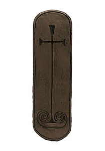 Croce a vela celtica BRONZO IRLANDESE prodotta in Irlanda da The Wild Goose Studio - Foto 1 di 1