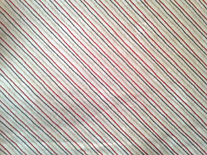 Moda Everlastings Sandy Gervais Fabric Tan Red Brown Stripes 44 x 2 Yds 17691