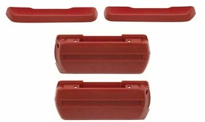 OER Red Standard Arm Rest Base and Pad Set 1968-1972 GTO Chevelle 442 Skylark - Picture 1 of 3