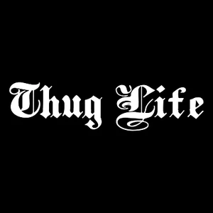 Thug Life Text Logo Hot Car Truck Window Wall Laptop Gift Vinyl Decal Sticker. - Picture 1 of 7