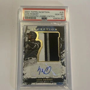 2021 Topps Inception - Autograph Jumbo Patch #AJP-LR Luis Robert 47/75 (AU, MEM) - Picture 1 of 5