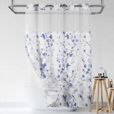 Lagute Snaphook Hookless Shower Curtain Snap-in Liner Bathroom Curtains