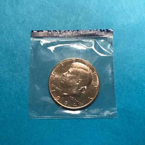 1984 P Kennedy Half Dollar Philly  In US Mint Cello   FREE SHIP Cover