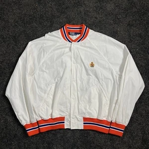 90s VTG Polo Ralph Lauren Chest Crown Logo Jacket XL Hip Hop Dancing - Picture 1 of 11