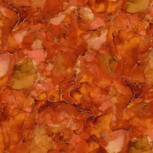 Tela de costura para acolchado de retazos Midas calabaza metálica 50x55 cm FQ - Imagen 1 de 4