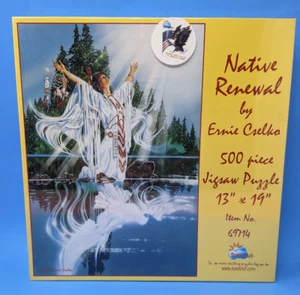 SunsOut Native Renewal By Ernie Cselko 500 Piece Puzzle New Factory Sealed - Picture 1 of 4