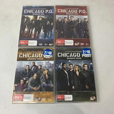 Chicago P.D. Series Seasons 1-4 1 2 3 4 DVD Region 4 Free Tracked Postage - Image 1 of 4
