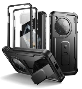Dexnor Full Body Case for OnePlus 12 Shockproof Protection Built-in Kickstand - Picture 1 of 48