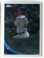 2010 Topps Chrome Tyler Colvin AUTO AUTOGRAPH RC #181 CHICAGO CUBS
