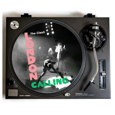 THE CLASH Turntable Slipmat for Vinyl Records 12" DJ Slip Mat punk rock vinyls - Image 1 of 2