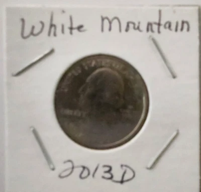 2013-D White Mountain  New Hampshire Quarter , America The Beautiful Coin. - Image 1 of 2