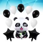  10 Pcs Panda Geburtstagsdekoration White Balloons Einstellen