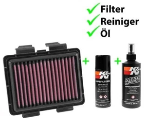 K&N Luftfilter + Pflegeset für Honda CMX 500 A Rebel PC56a CRF 250 L LM LA RLA - Afbeelding 1 van 7