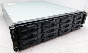 Dell E01J Equallogic PS6010xv 16-Bay Storage Array 2x Control Module 16x 600GB - Photo 1/9
