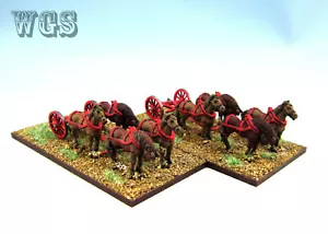 15mm Seven Years War WGS Painted Hanoverian horse limber HC4 - Picture 1 of 6