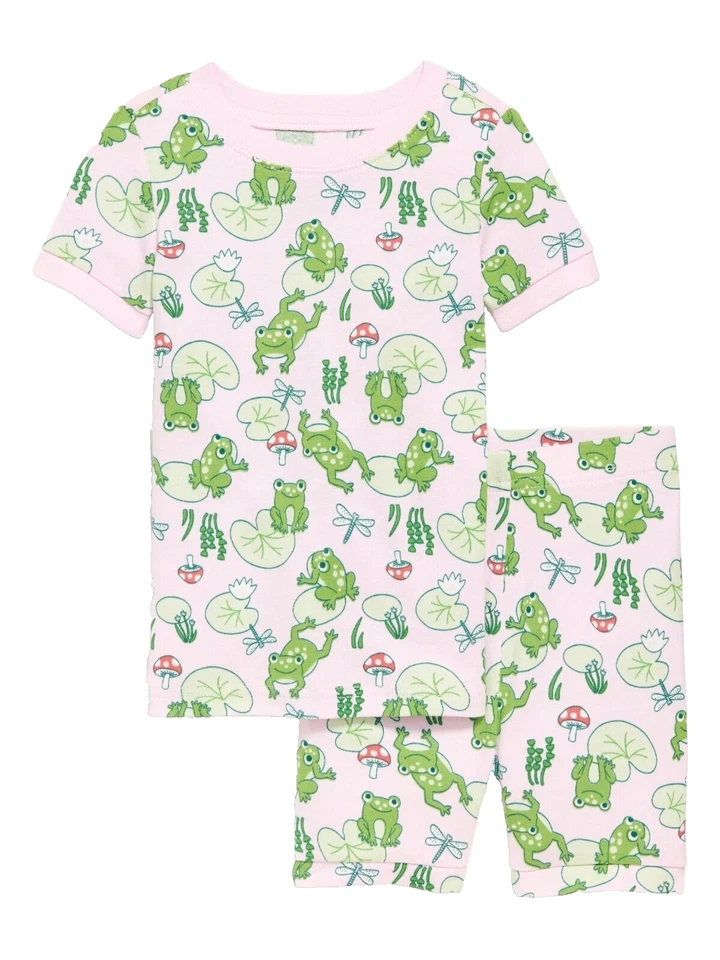 New Old Navy Two Piece Lily Pad Frogs PJS Pajama Set Size 6T NWT - Image 1 of 1