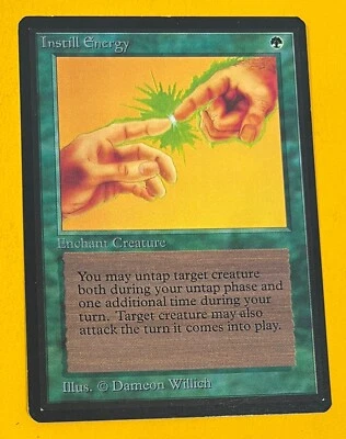 MTG INSTILL ENERGY Beta (OldManMTG 007-758) - Image 1 of 2