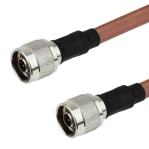 RG400 N Male to N male Coaxial Cable Assembly LOWEST LOSS Military spec M17 RF - Picture 1 of 4