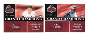 2003 Donruss Champions Grand Champions - MINNESOTA TWINS Team Set 