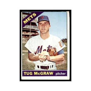 1966 Topps (Damaged) Tug McGraw Baseball Cards #124 - Picture 1 of 3