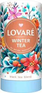LOVARE Winter Tea 80g Loose Leaf Black Tea Blend With Fruits and Flowers Petals - Picture 1 of 2