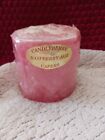 Candleberry Capers Super Scented Large Pillar Candle. Raspberry Jam Scented 