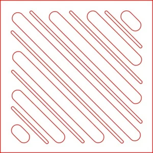 Candy Cane Stripe Stencil - Picture 1 of 1