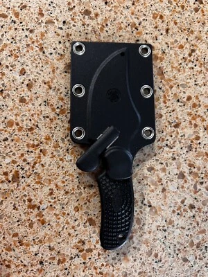 Spyderco ARK H1 Plain Edge Fixed Blade Knife - Black - Image 1 of 4