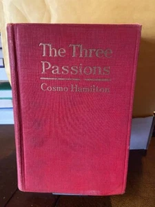 Rare antique book The THREE PASSIONS by Cosmo Hamilton, 1928 - Picture 1 of 2
