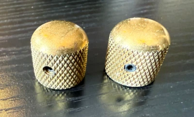 Jackson Charvel USA Ontario era Brass Dome knobs - Image 1 of 4