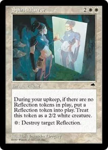 Magic The Gathering TEMPEST SPIRIT MIRROR white card MTG - Image 1 of 1