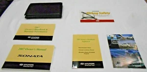 2007 HYUNDAI SONATA OWNER MANUAL 6/PC.SET & BLACK HYUNDAI PREMIUM FACTORY CASE - Picture 1 of 9