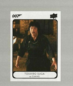 V3) 2021 Upper Deck James Bond Villains & Henchmen Toshiro Suga Chang