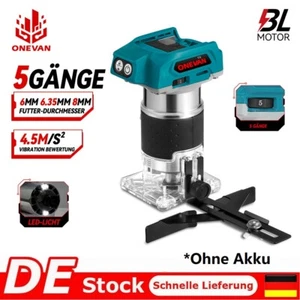Für Makita 18V Akku Oberfräse Kantenfräse Tischfräsmaschine Fräsmaschine Holz - Bild 1 von 16