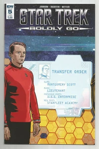STAR TREK BOLDLY GO # 5 * VARIANTE DE PORTADA DE SUSCRIPCIÓN * PUBLICACIÓN IDW - Imagen 1 de 1