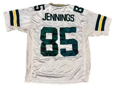 Greg Jennings — Green Bay Packers Reebok Stitched Jersey — Size 48 - Image 1 of 4