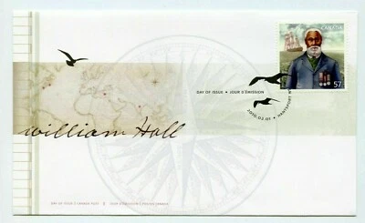 Canada - "SHIPS ~ HMS RODNEY ~ WILLIAM HALL V.C." FDC First Day Cover 2010 ! - Image 1 of 2