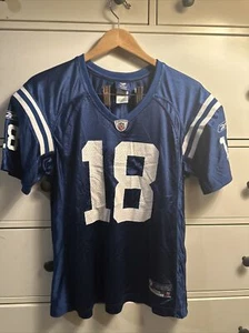 Indianapolis Colts Peyton Manning 18 VTG Reebok Authentic Jersey Women’s Large - Picture 1 of 6