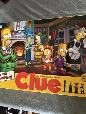 Hasbro (40766) The Simpsons Clue Detective Game - Multicolor - Image 1 of 3