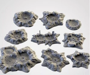 Star Wars Legion Miniatures - Craters - Explosion, Impact Crash Sights Terrain - Picture 1 of 23