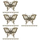  40 PCs Schmetterlingsform Charms Anhänger DIY -Schmuck Herstellung Charme